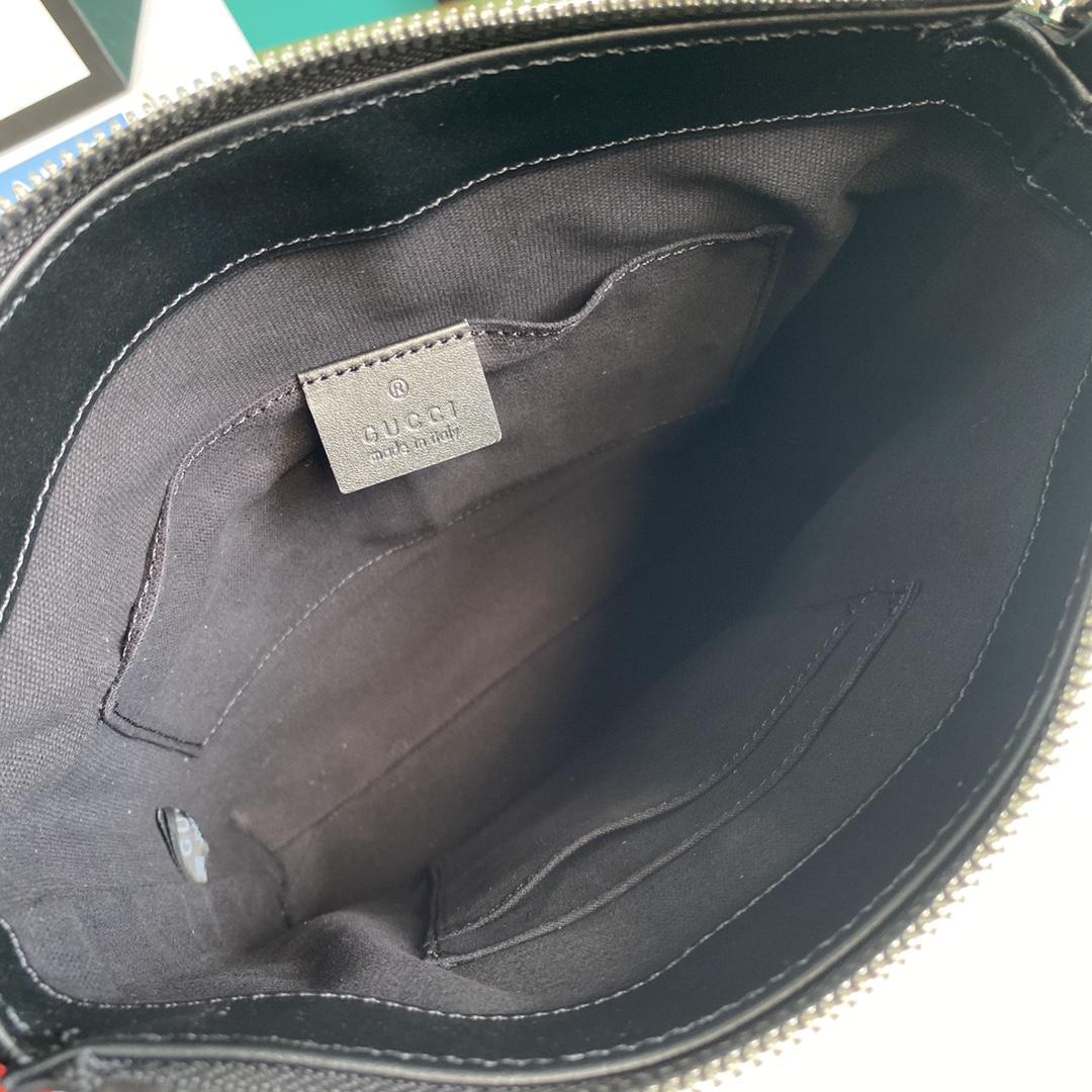 Gucci GG Black Small Messenger Bag(21-23-4cm) - PerfectKickZ
