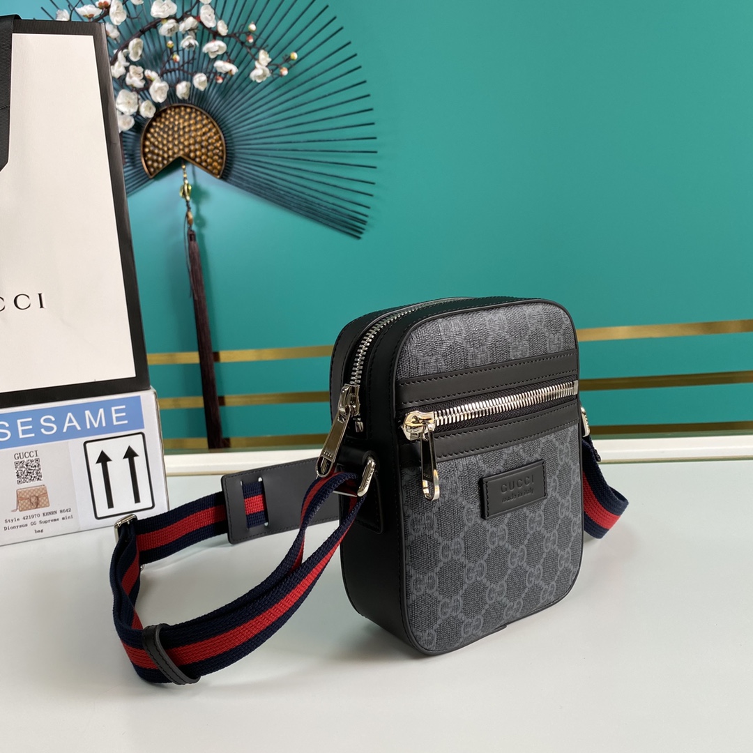 Gucci GG Messenger Bag(14.5-18-6cm) - 