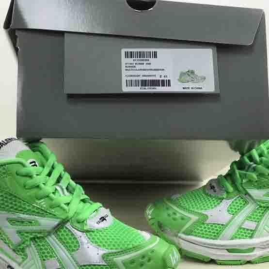 Balenciaga Runner Sneaker In FLuo Green  - PerfectKickZ