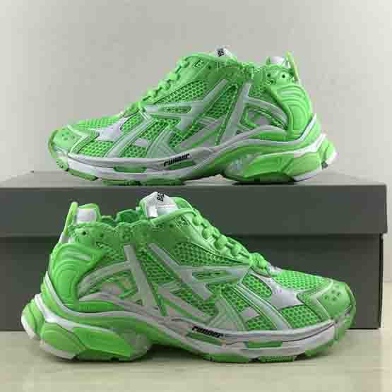 Balenciaga Runner Sneaker In FLuo Green  - PerfectKickZ