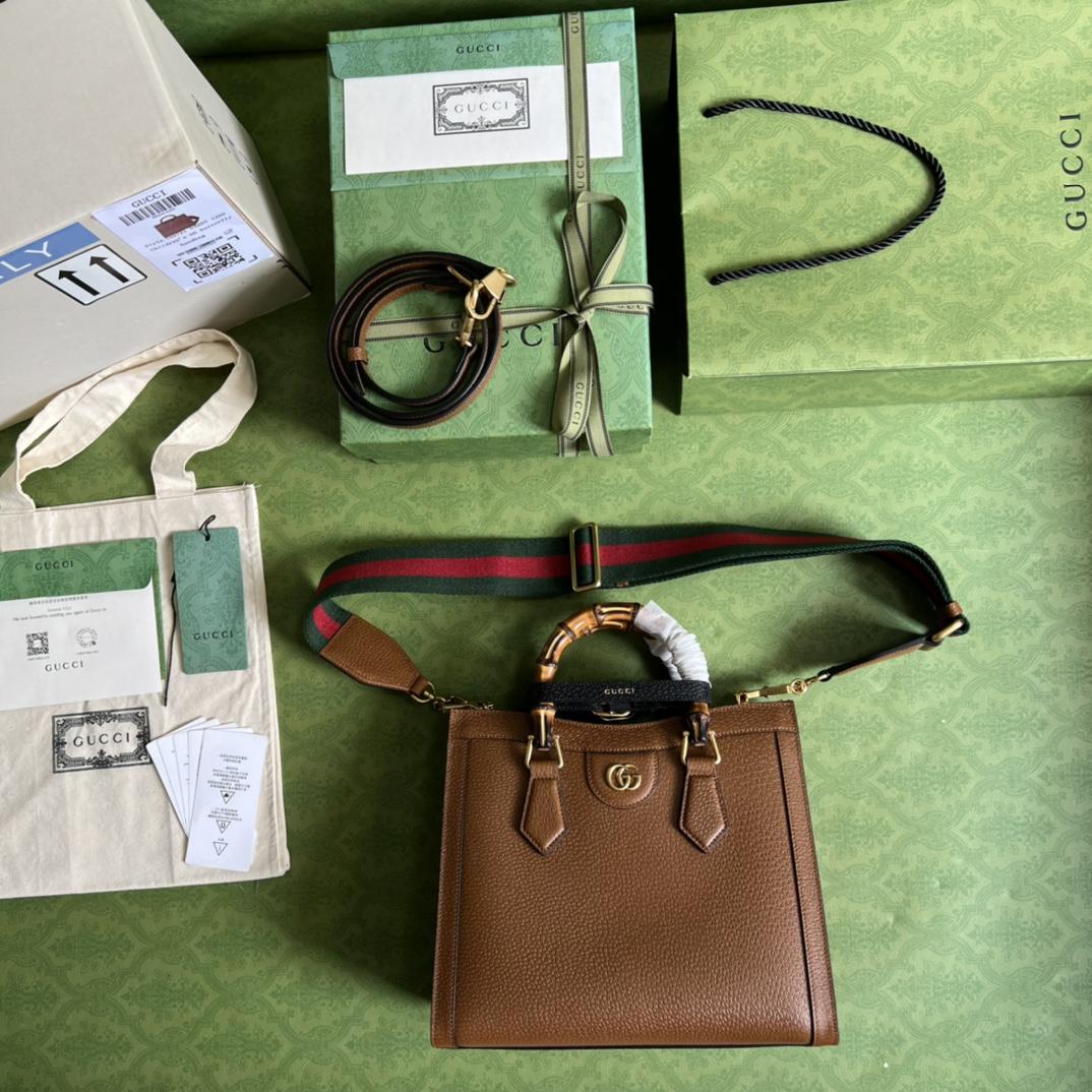 Gucci Diana Small Tote Bag(27-24-11cm) - PerfectKickZ