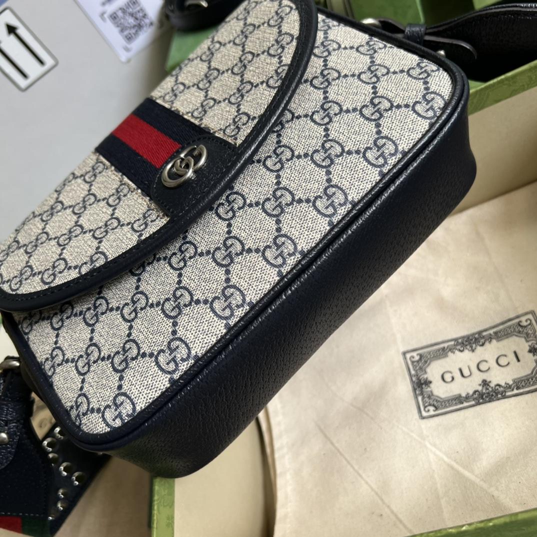 Gucci Ophidia Mini GG Shoulder Bag(23-17-7cm)    - PerfectKickZ