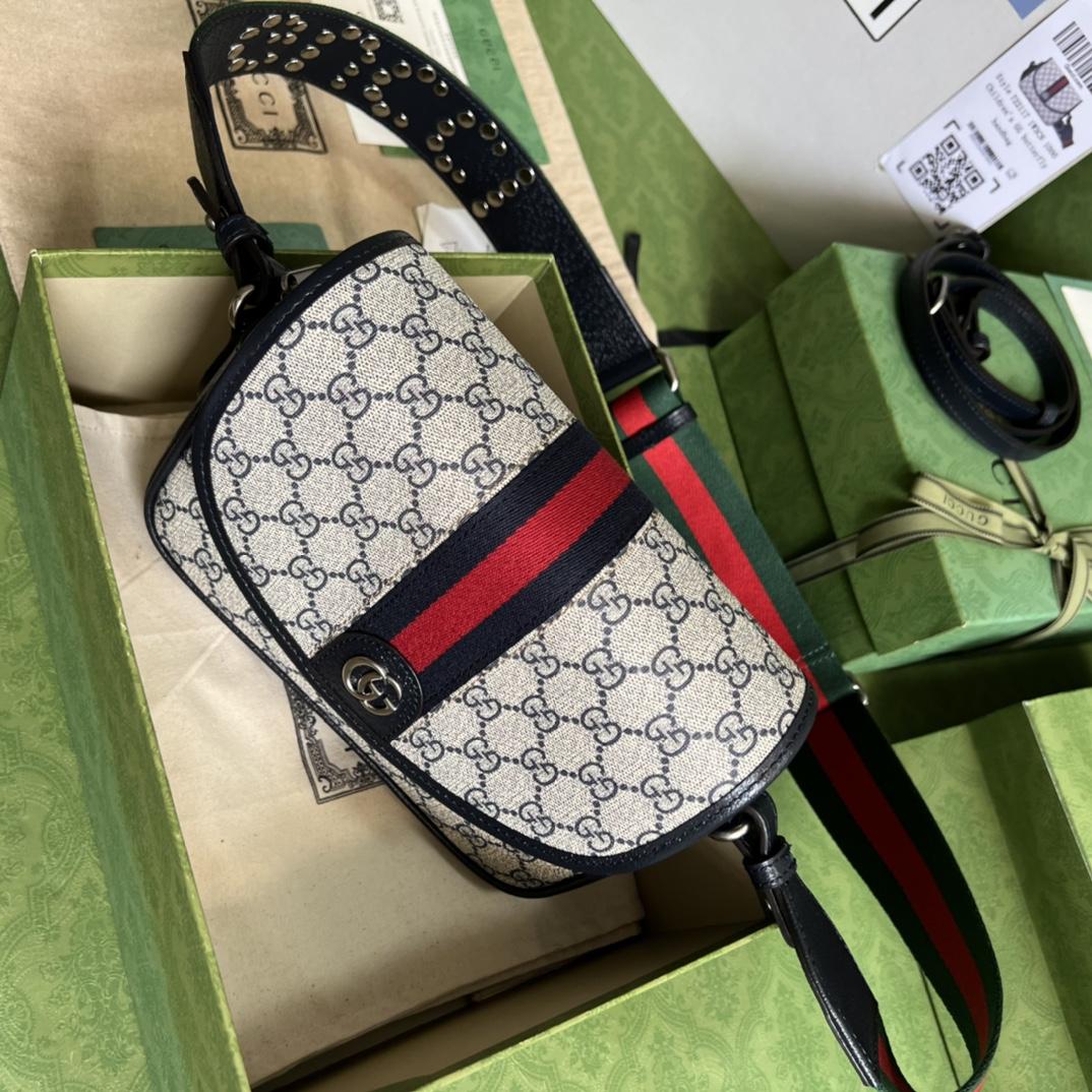 Gucci Ophidia Mini GG Shoulder Bag(23-17-7cm)    - PerfectKickZ