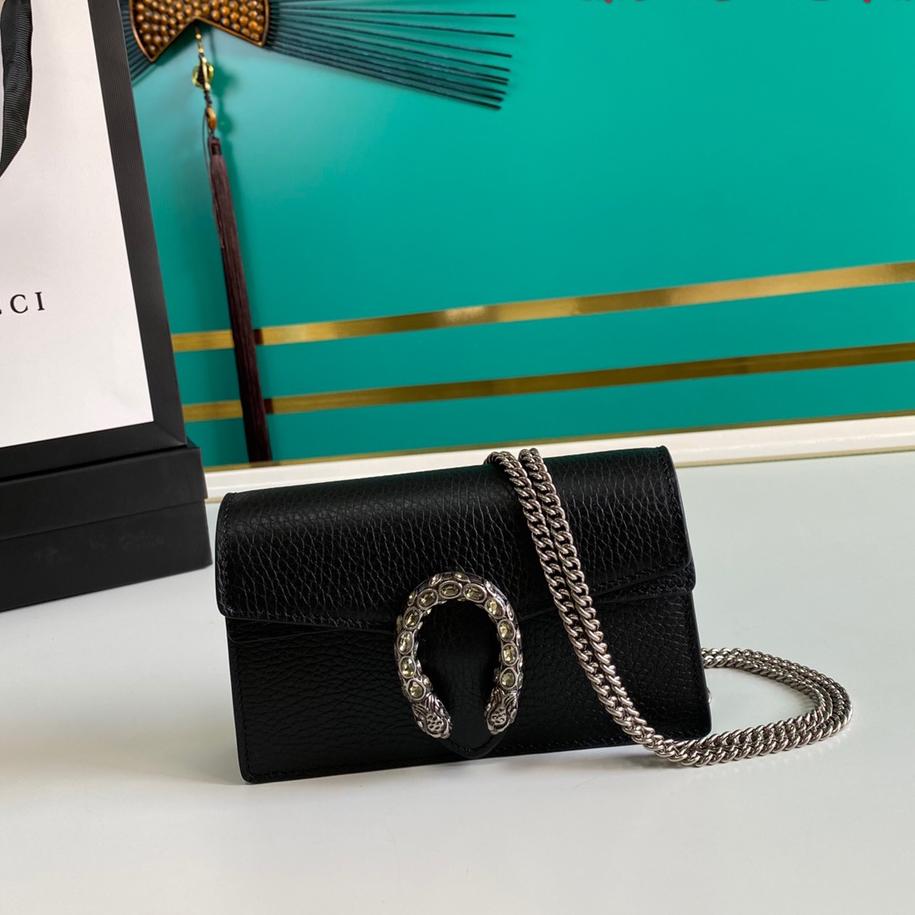 Gucci Dionysus Leather Super Mini Bag(16.5-10-4.5cm)    - PerfectKickZ