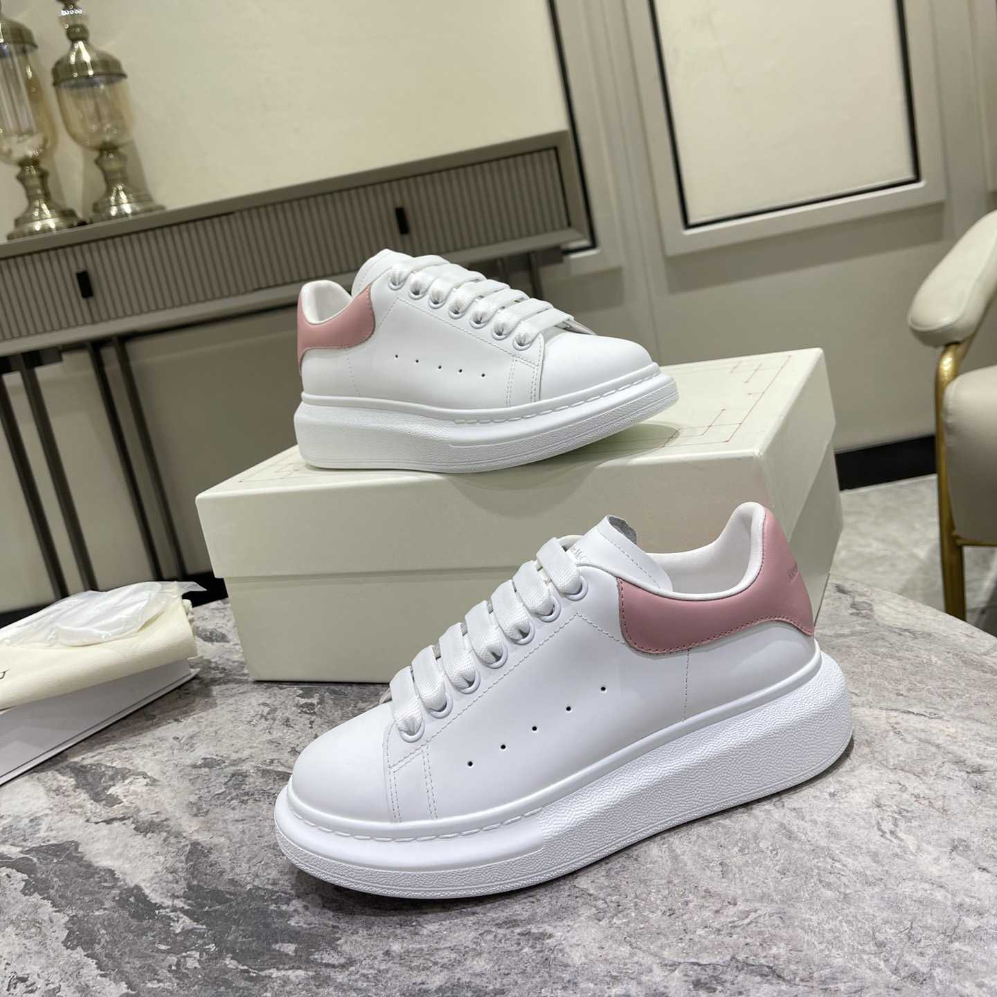 Alexander Mqueen Oversized Sneaker In Patchouli - PerfectKickZ