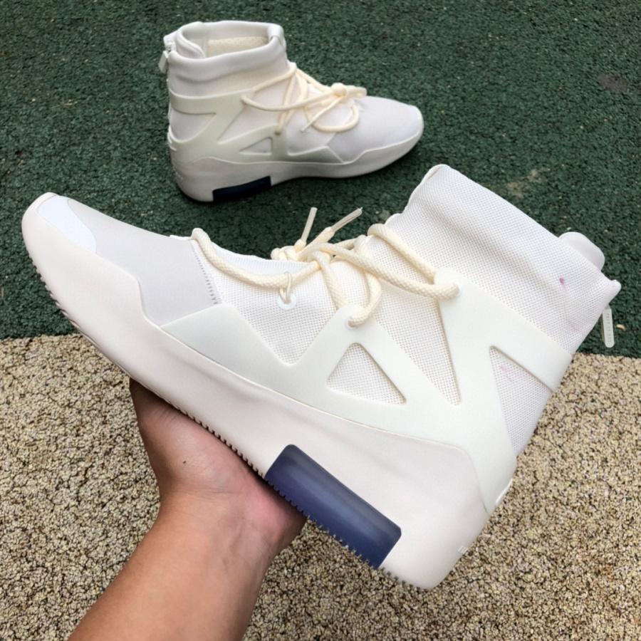 Nike Air Fear Of God 1 Sail Sneakers      AR4237-100 - PerfectKickZ