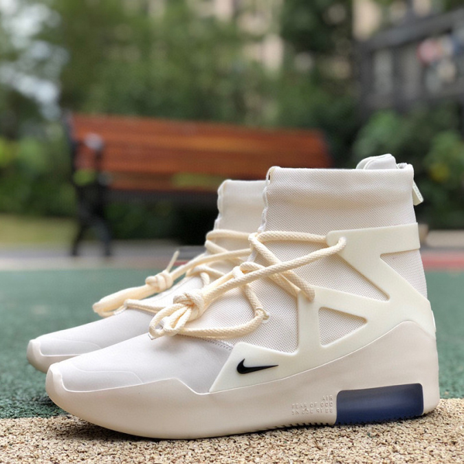 Nike Air Fear Of God 1 Sail Sneakers      AR4237-100 - PerfectKickZ