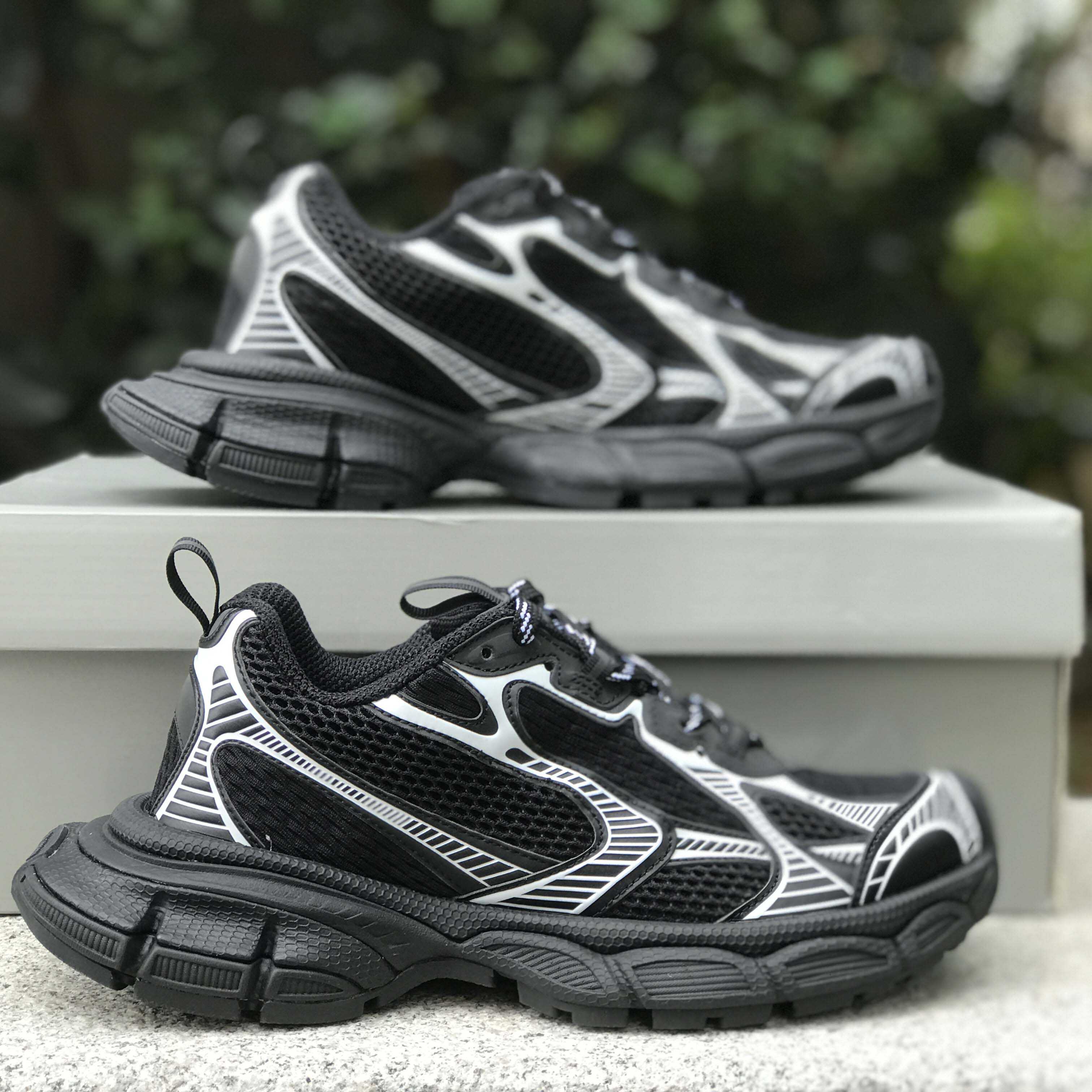Balenciaga 3XL Trainers In Black - PerfectKickZ