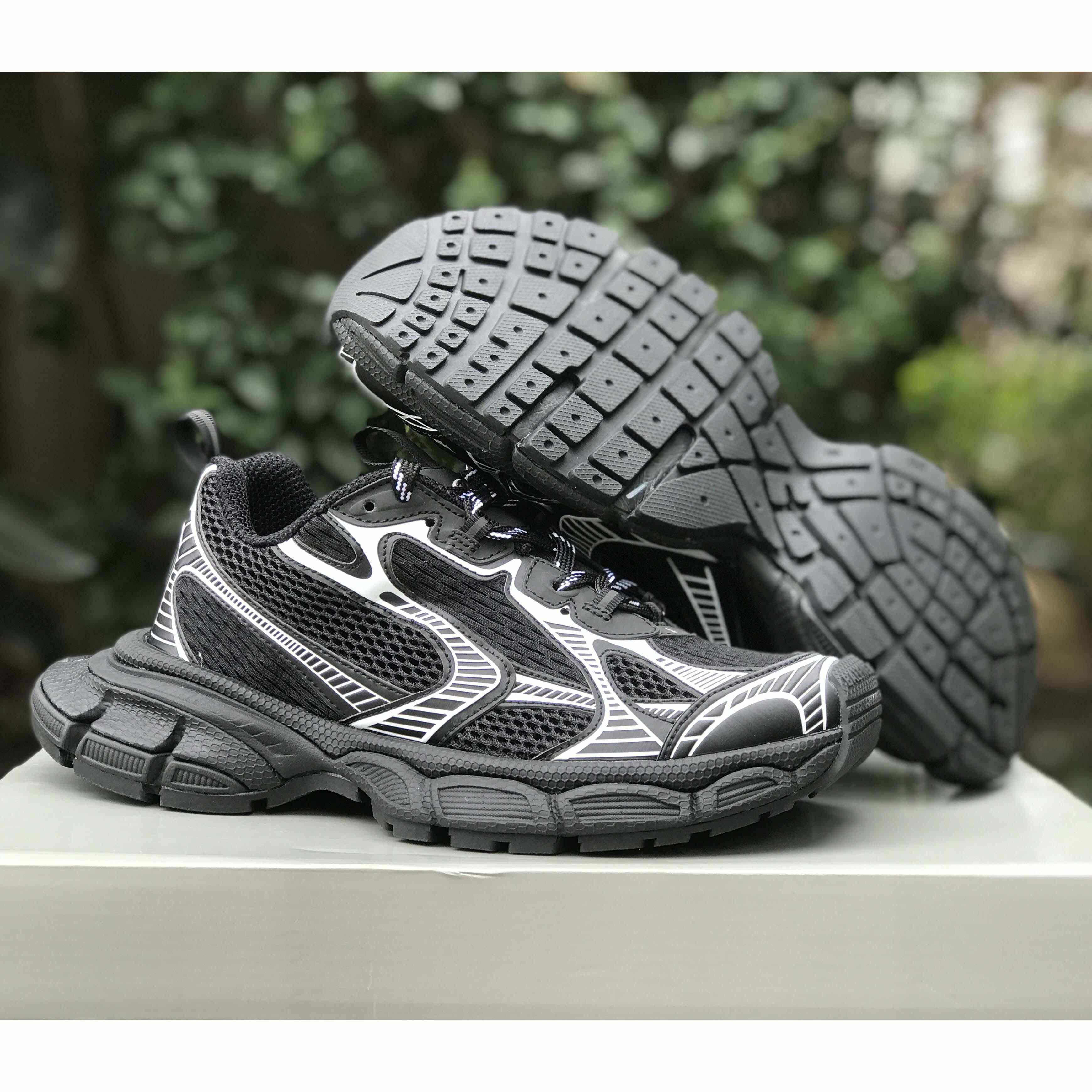 Balenciaga 3XL Trainers In Black - PerfectKickZ