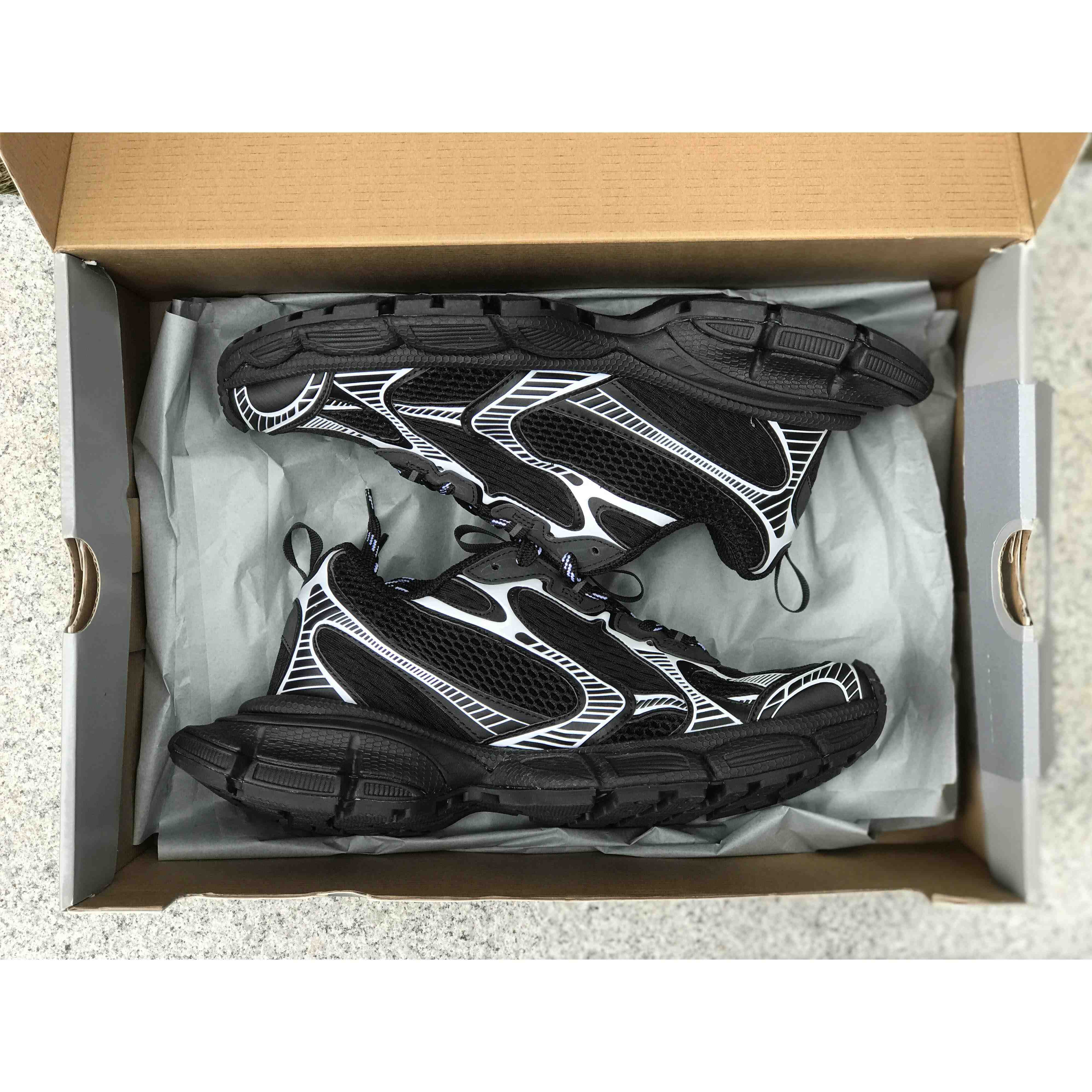 Balenciaga 3XL Trainers In Black - PerfectKickZ