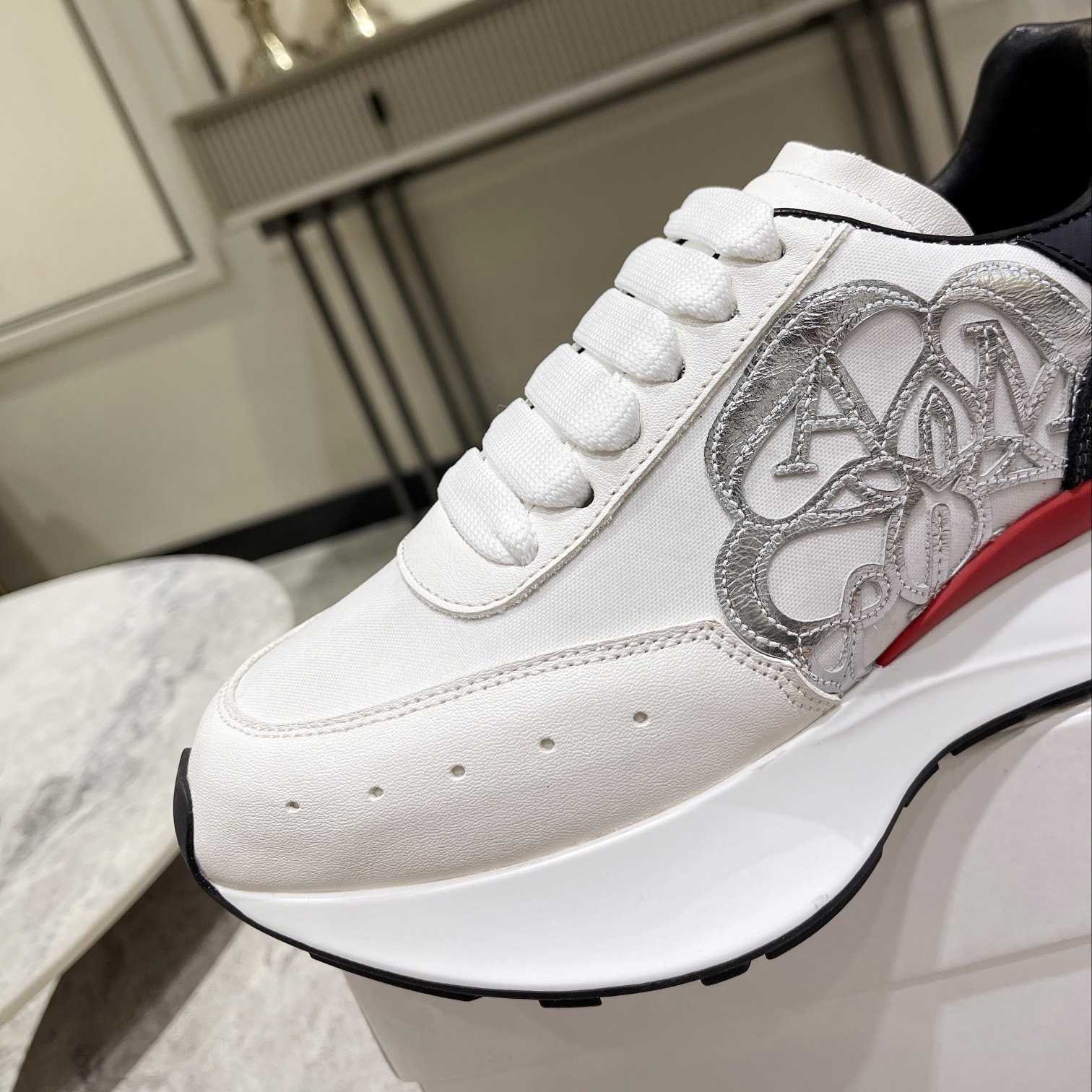 Alexander Mqueen Sprint Runner Lace-Up Sneaker - PerfectKickZ