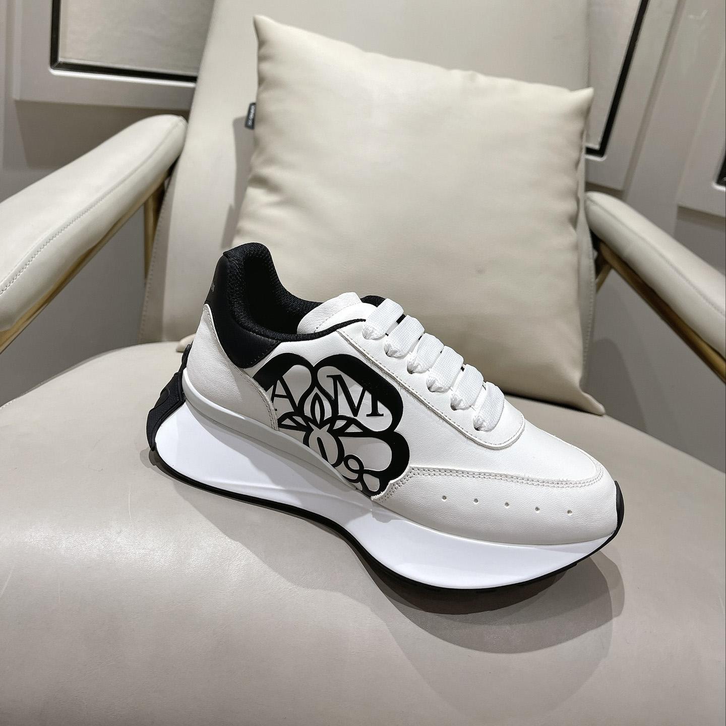 Alexander Mqueen Sprint Runner Lace-Up Sneaker - PerfectKickZ