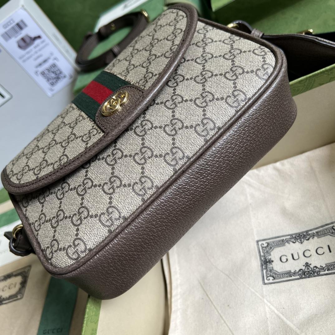 Gucci Ophidia Mini GG Shoulder Bag(23-17-7cm)    - PerfectKickZ