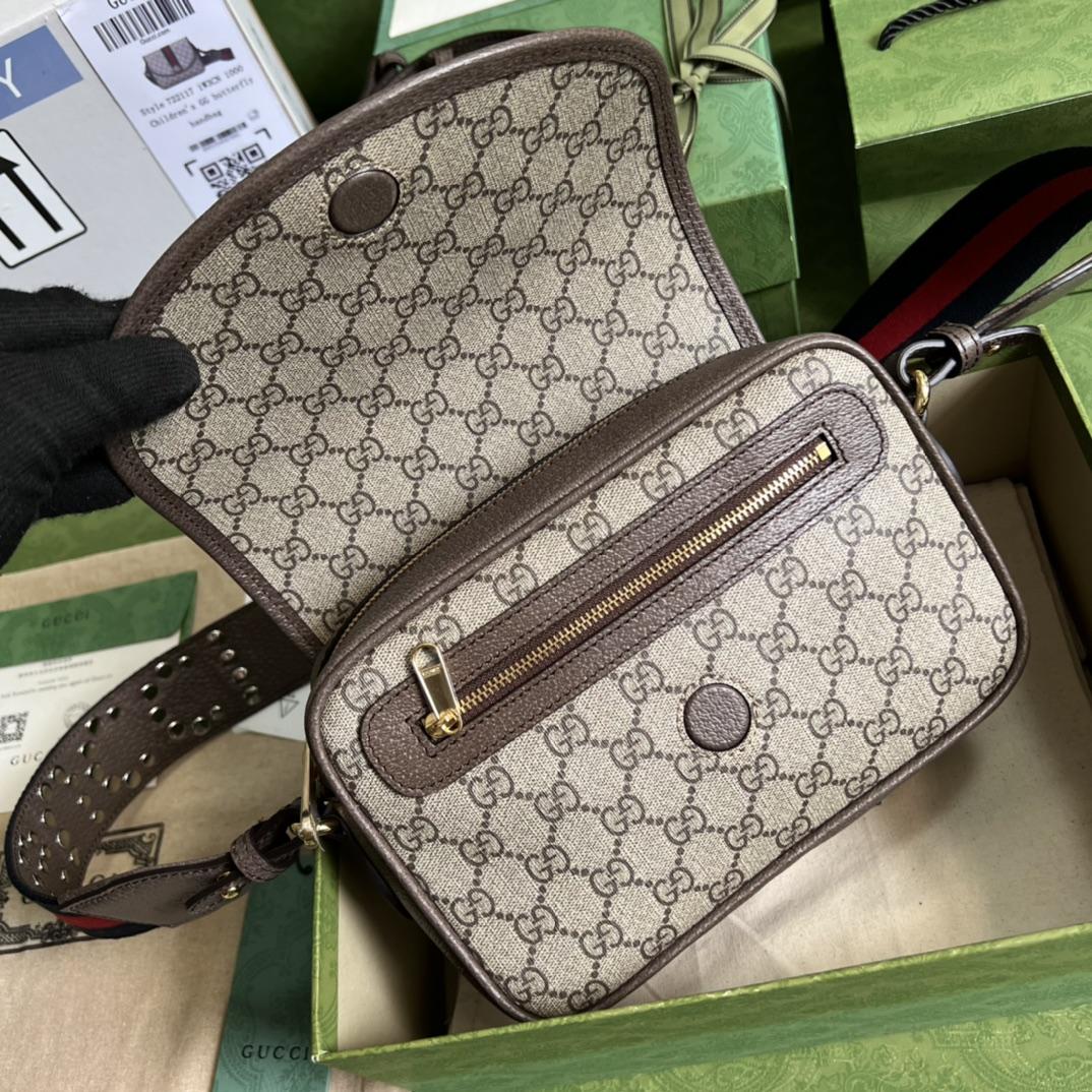 Gucci Ophidia Mini GG Shoulder Bag(23-17-7cm)    - PerfectKickZ