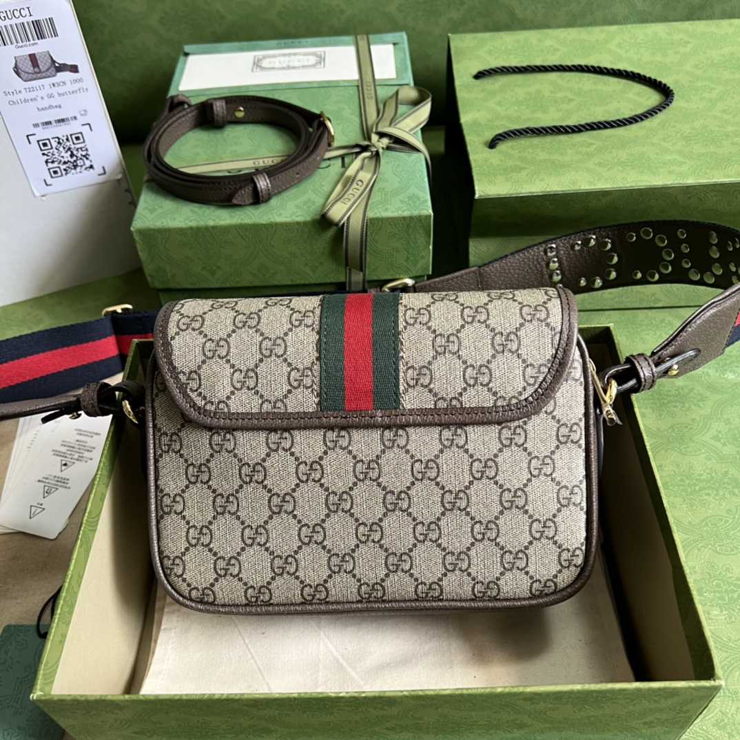 Gucci Ophidia Mini GG Shoulder Bag(23-17-7cm)    - PerfectKickZ