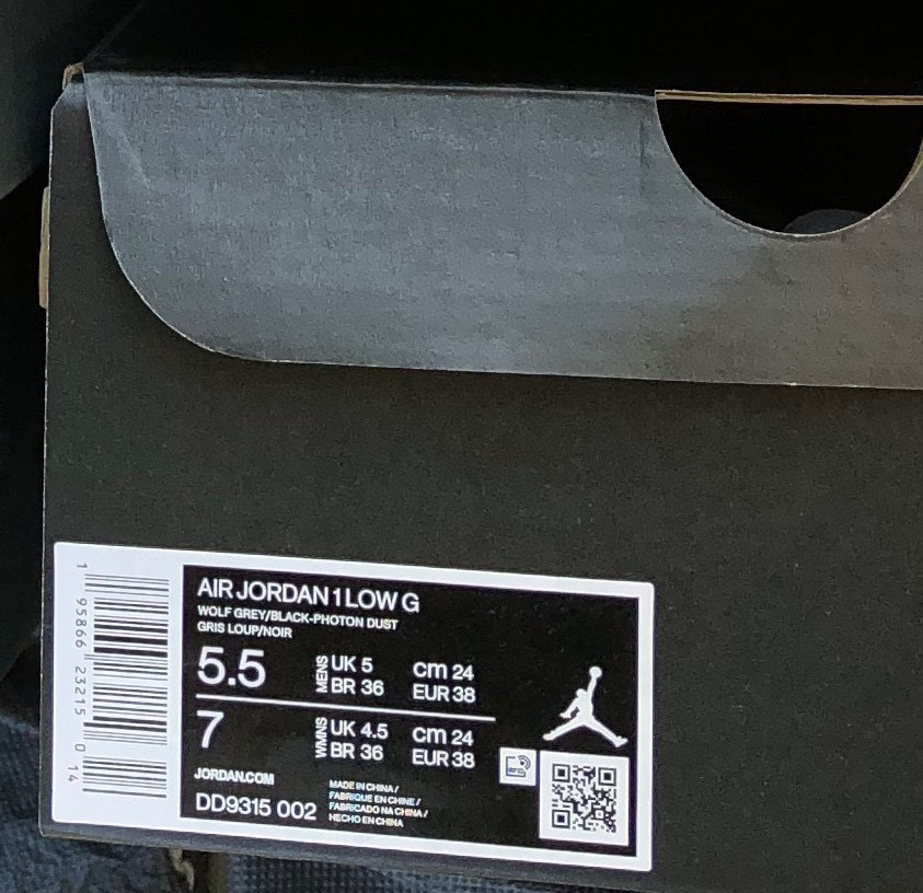 Air Jordan 1 Low Golf AJ1 Sneakers      DD9315-002 - PerfectKickZ