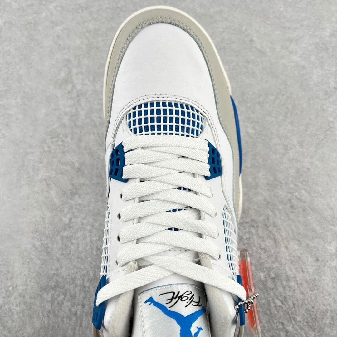 Air Jordan 4 Retro Military Blue AJ4 Sneaker  308497-105 - PerfectKickZ