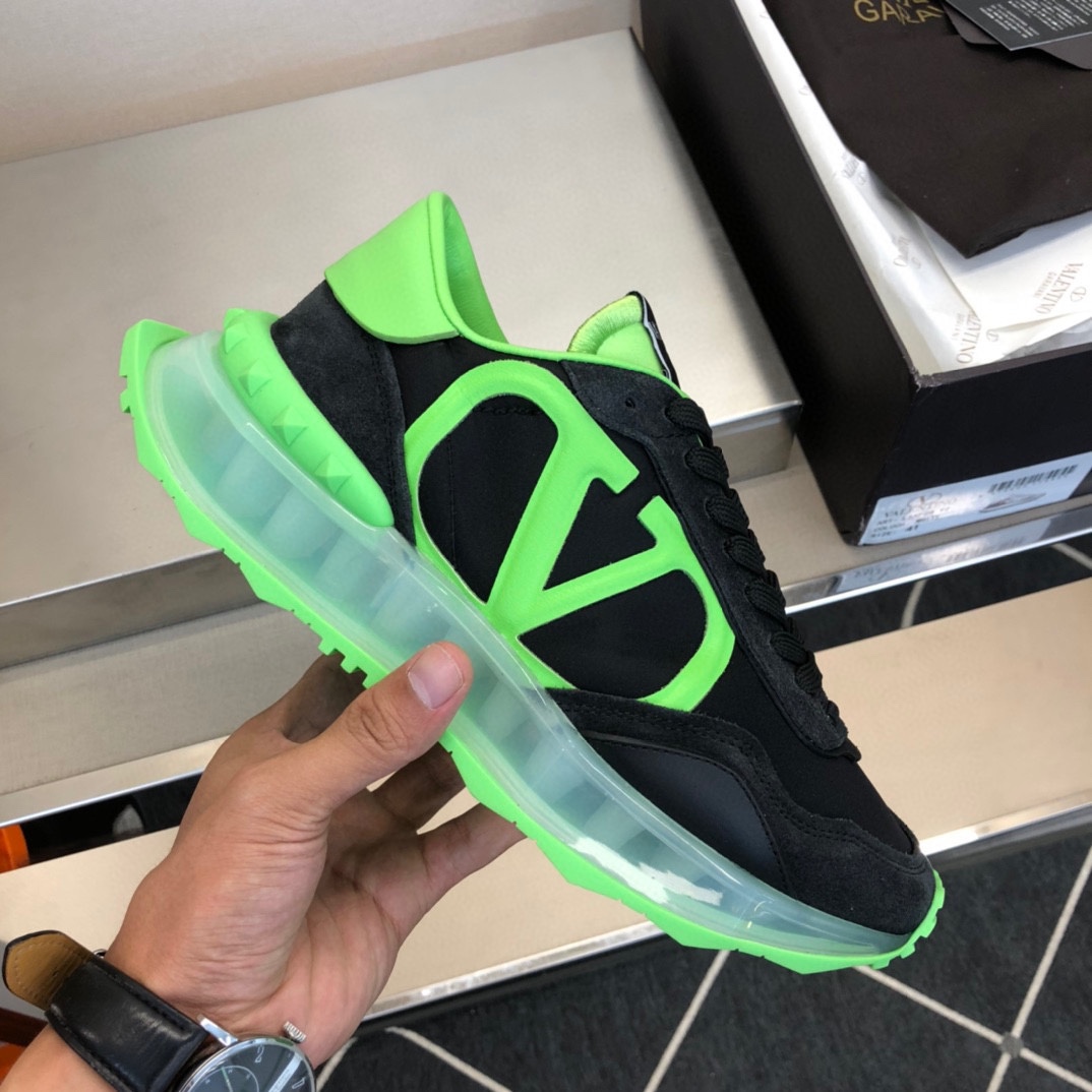 Valenti Netrunner Fabric And Suede Sneaker - PerfectKickZ