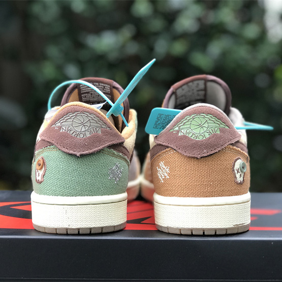 Zion Williamson x Air Jordan 1 Low OG “Voodoo” Sneaker    DZ7292-200  - PerfectKickZ