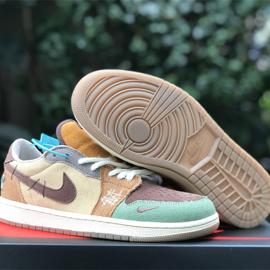 Zion Williamson x Air Jordan 1 Low OG “Voodoo” Sneaker    DZ7292-200  - PerfectKickZ