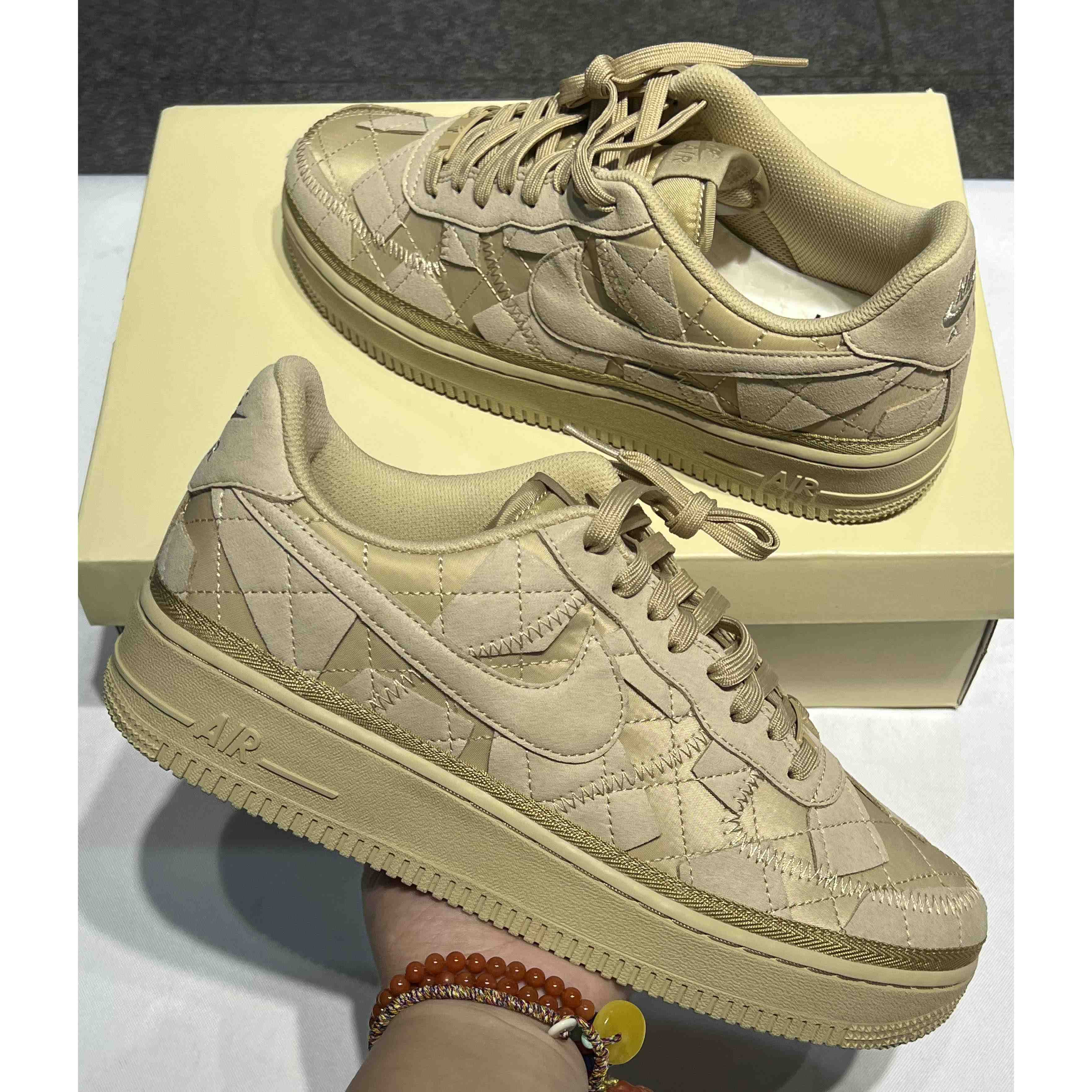 Billie Eilish x Nike Air Force 1 Low “Mushroom” Sneaker     DQ4137-200 - PerfectKickZ