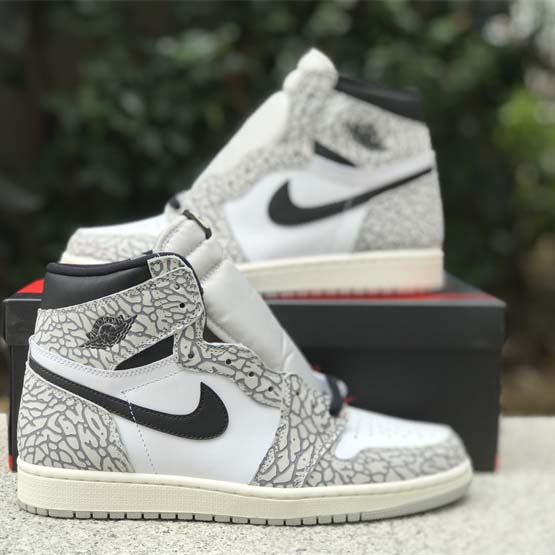 Air Jordan 1 High OG “White Cement” Sneaker    DZ5485-052 - PerfectKickZ