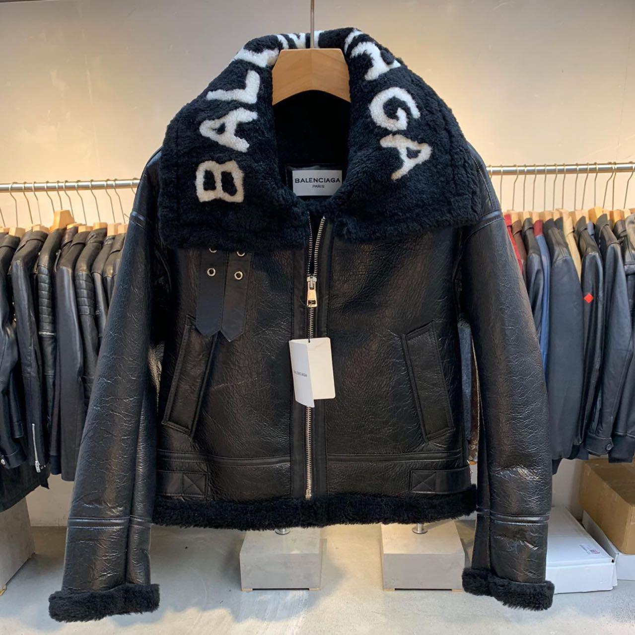 Balenciaga Jacket In Black Calfskin - PerfectKickZ