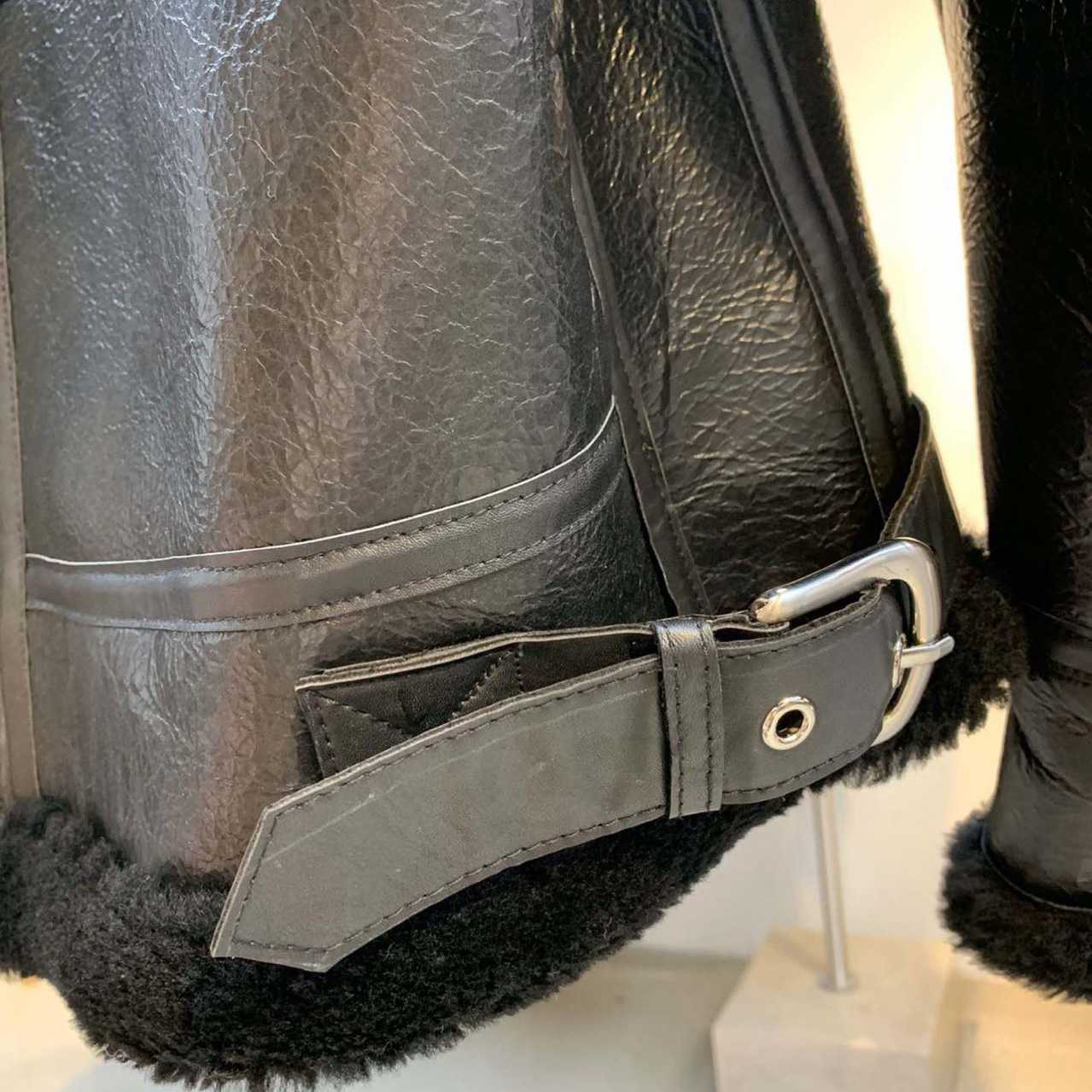 Balenciaga Jacket In Black Calfskin - PerfectKickZ