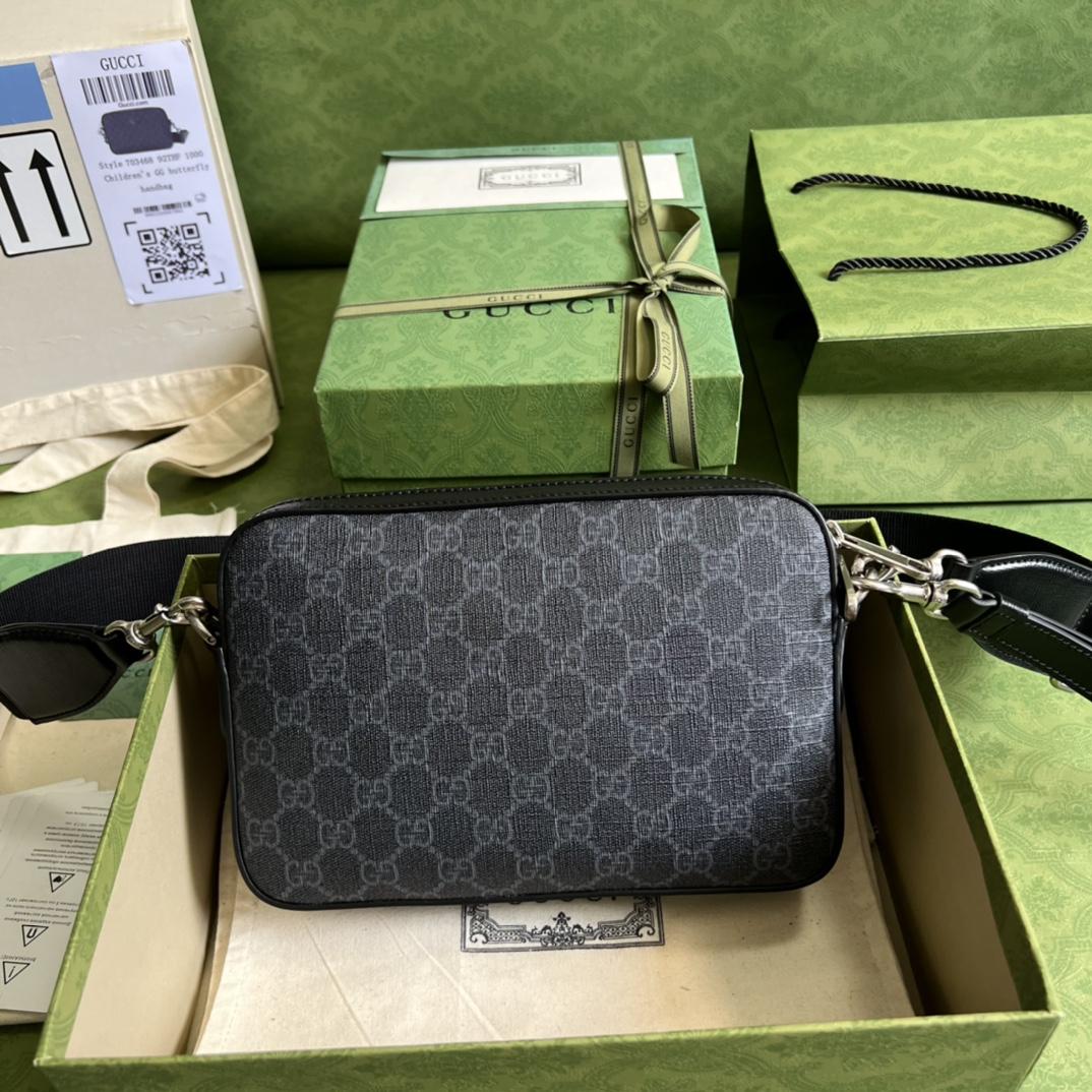 Gucci Shoulder Bag With Interlocking G(24.5-16-4.5cm)   - PerfectKickZ