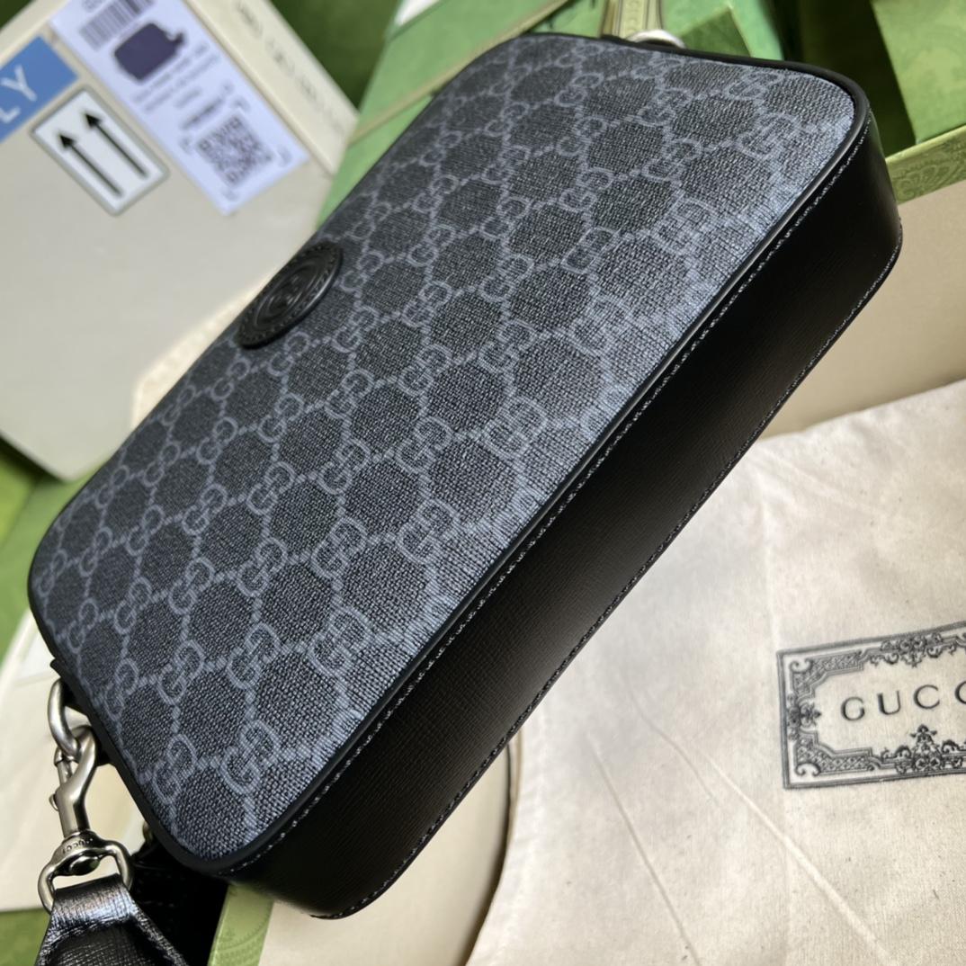 Gucci Shoulder Bag With Interlocking G(24.5-16-4.5cm)   - PerfectKickZ