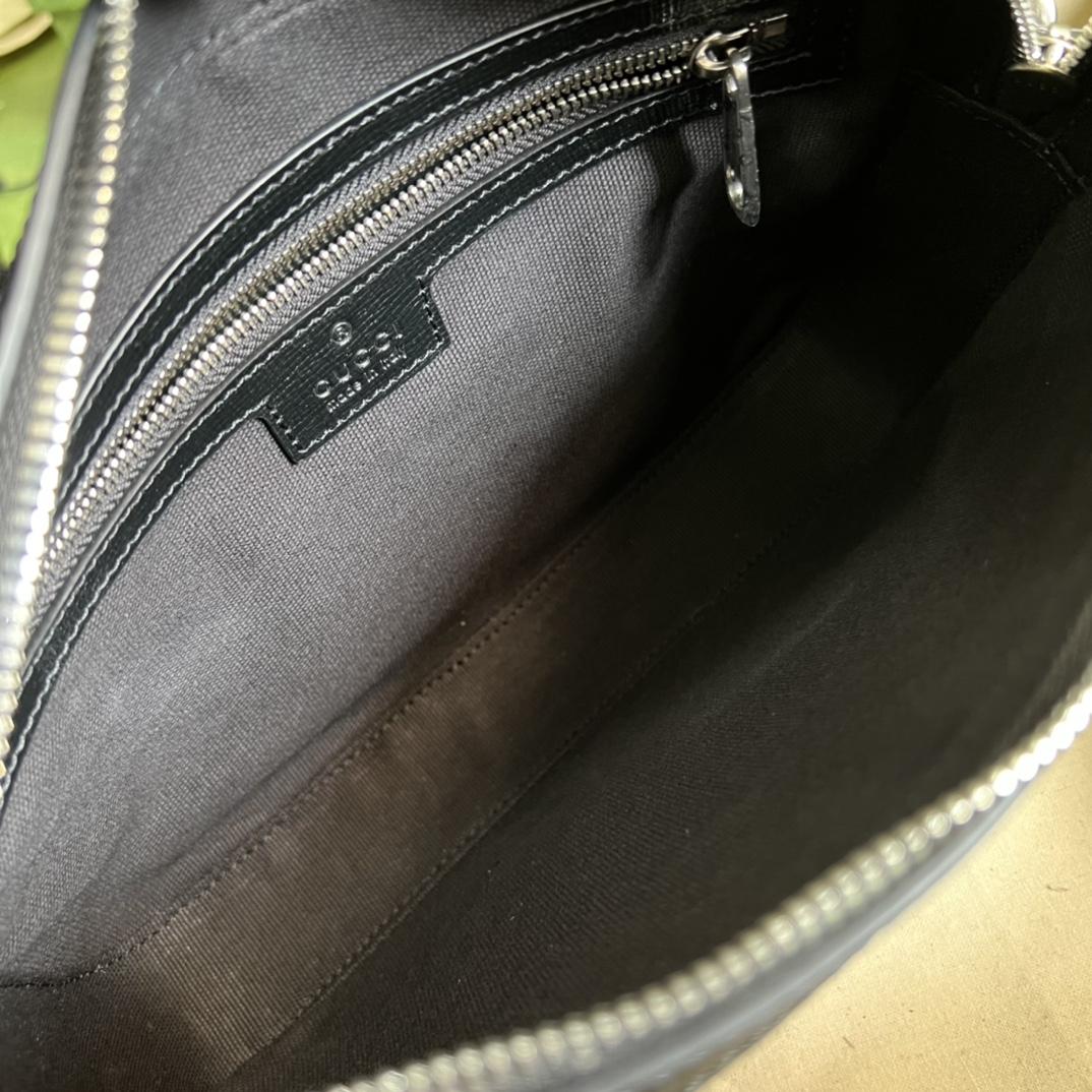 Gucci Shoulder Bag With Interlocking G(24.5-16-4.5cm)   - PerfectKickZ