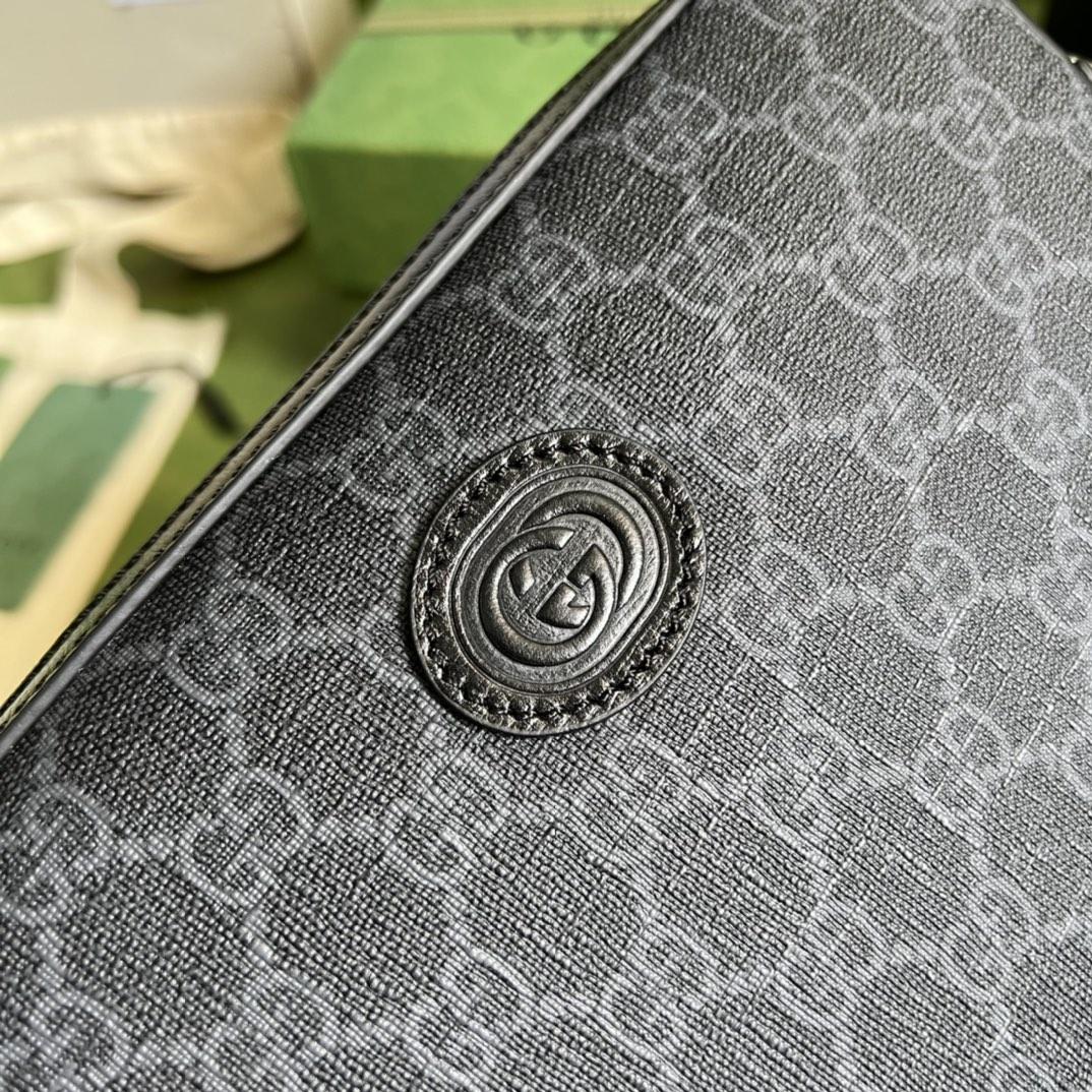 Gucci Shoulder Bag With Interlocking G(24.5-16-4.5cm)   - PerfectKickZ