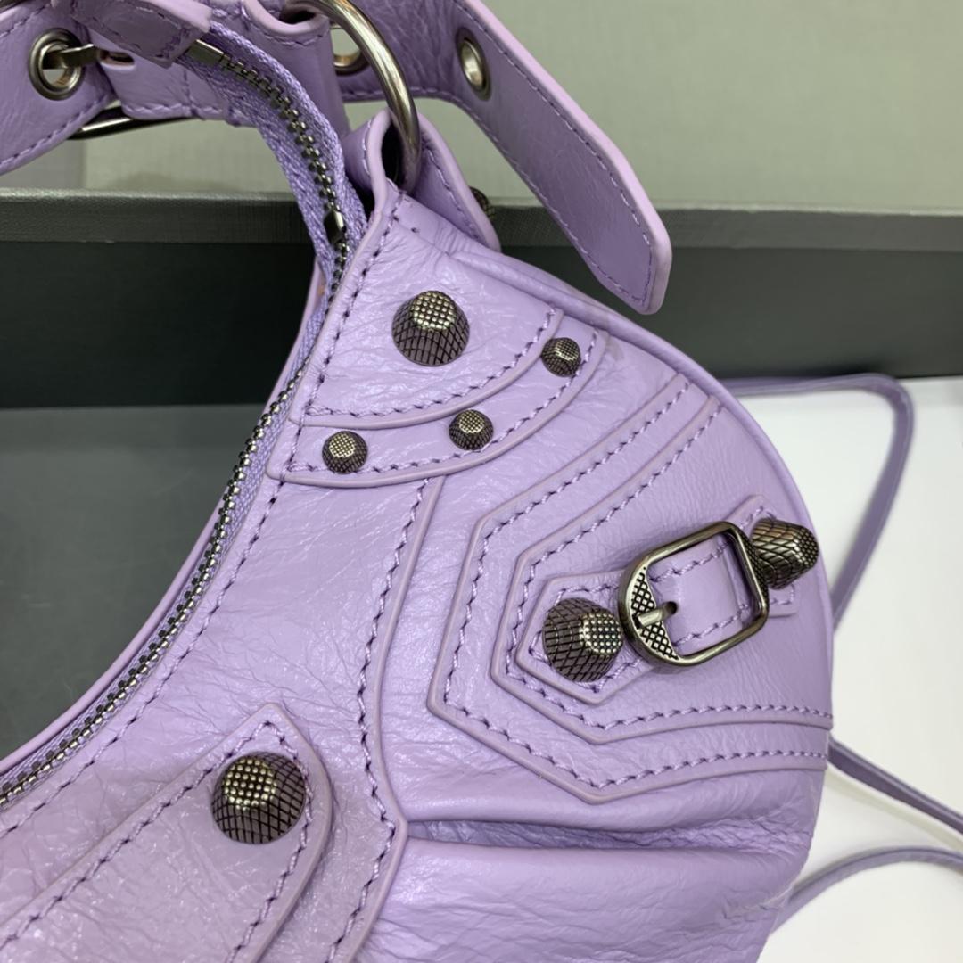 Balenciaga Le Cagole XS Shoulder Bag In purple (26-12-6cm) - PerfectKickZ