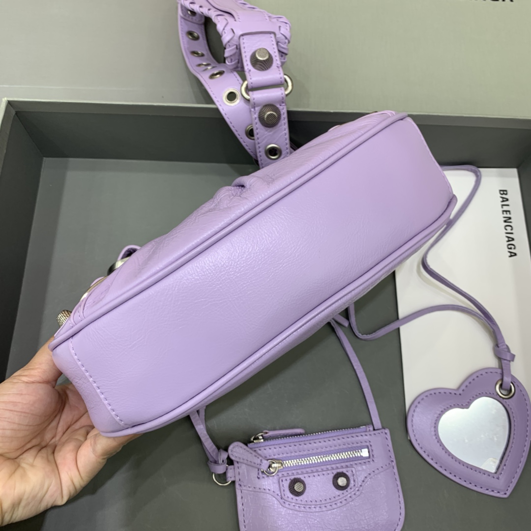 Balenciaga Le Cagole XS Shoulder Bag In purple (26-12-6cm) - PerfectKickZ
