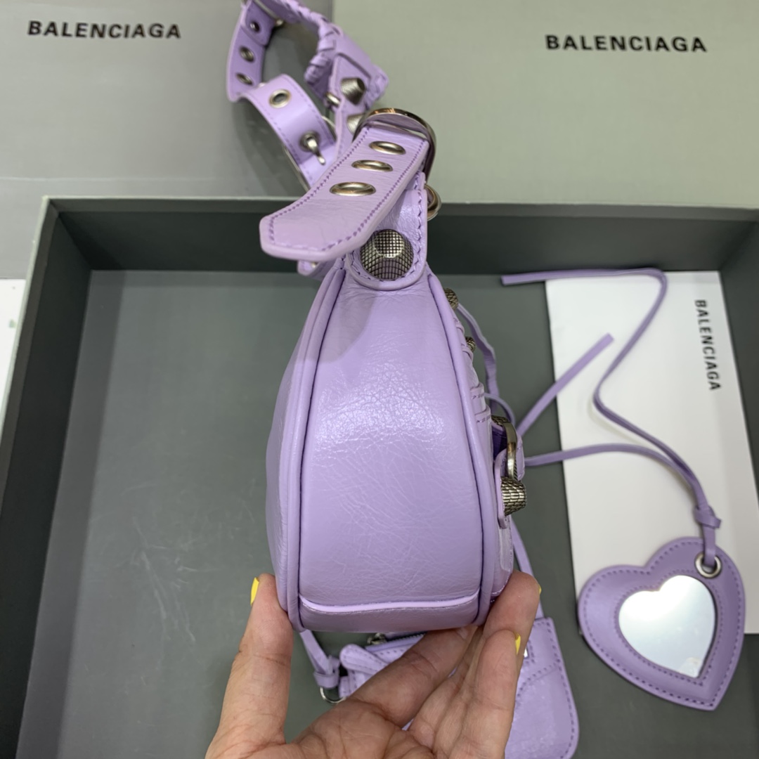 Balenciaga Le Cagole XS Shoulder Bag In purple (26-12-6cm) - PerfectKickZ