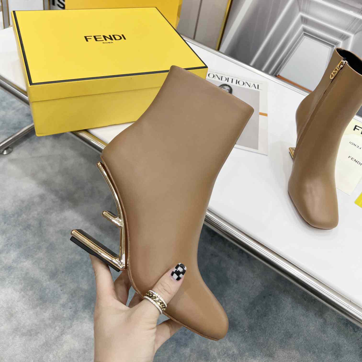 Fendi First High-Heeled Boots - PerfectKickZ