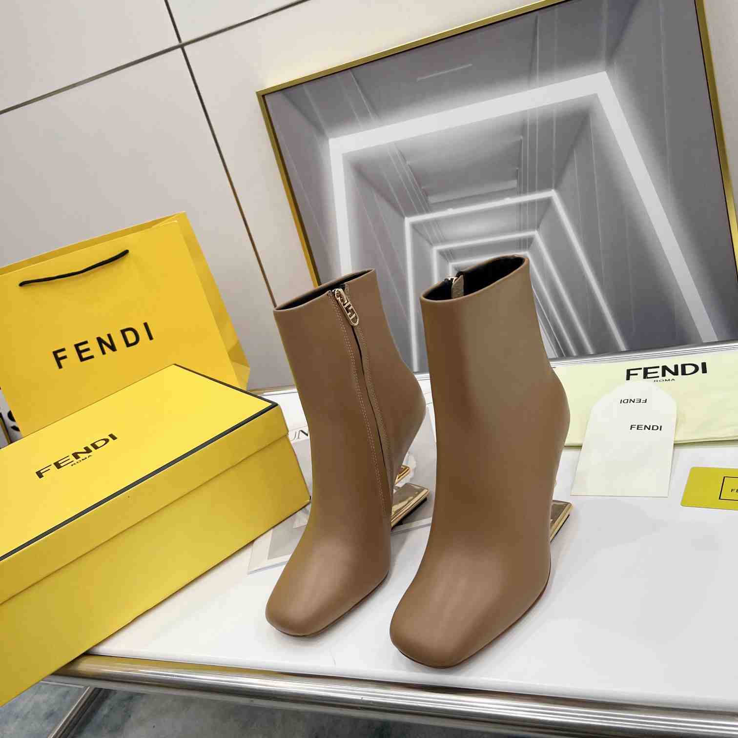 Fendi First High-Heeled Boots - PerfectKickZ