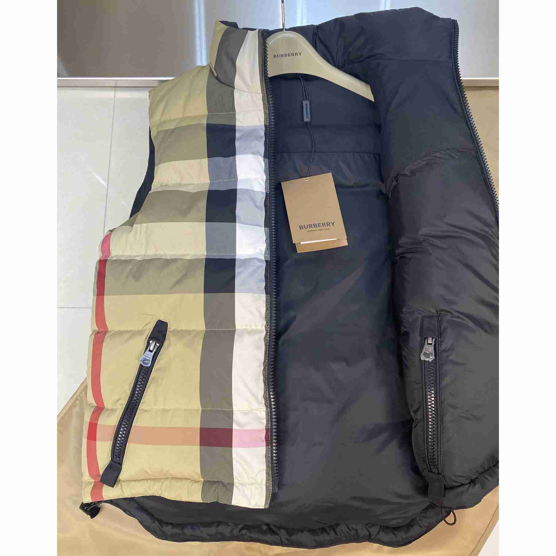 Burberry Reversible Check Puffer Gilet - PerfectKickZ