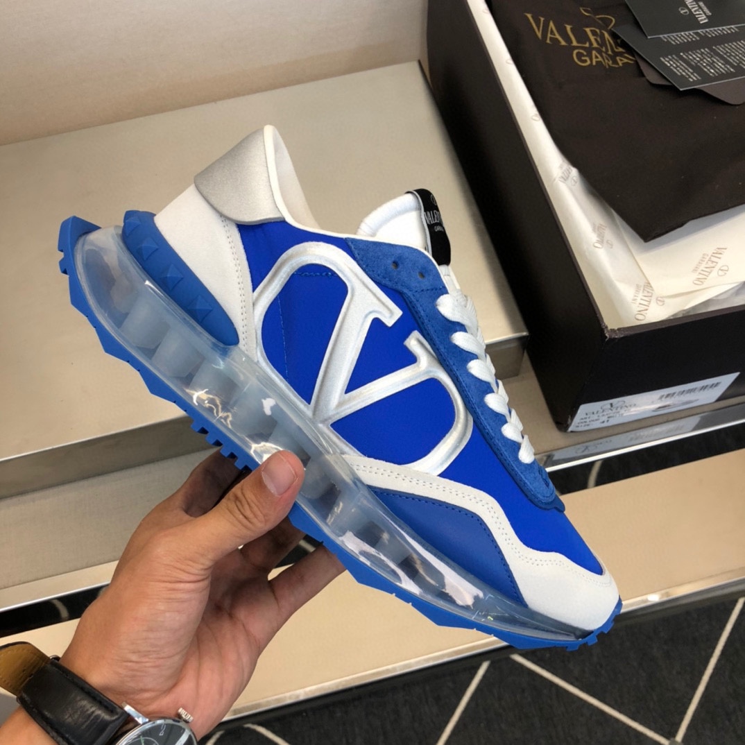 Valenti Netrunner Fabric And Suede Sneaker - PerfectKickZ