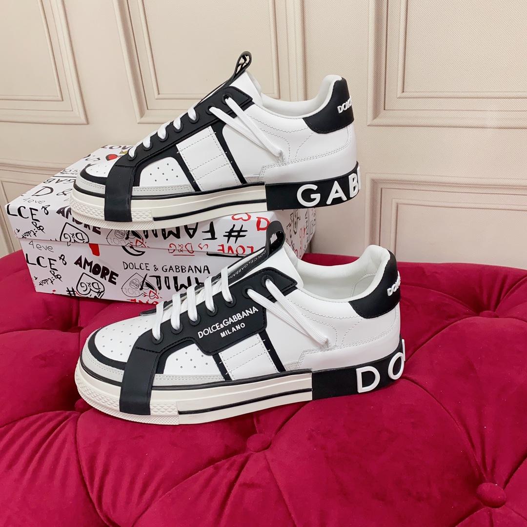 Dolce & Gabbana Calfskin 2.Zero Sneakers - PerfectKickZ