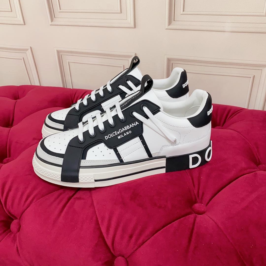 Dolce & Gabbana Calfskin 2.Zero Sneakers - PerfectKickZ