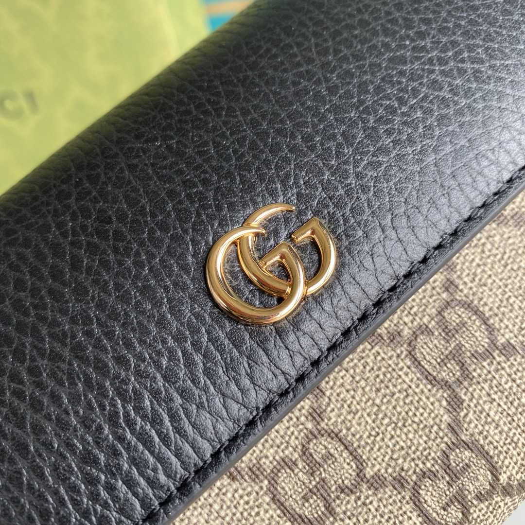 Gucci GG Marmont Chain Wallet(19-10-3.5CM)    - PerfectKickZ