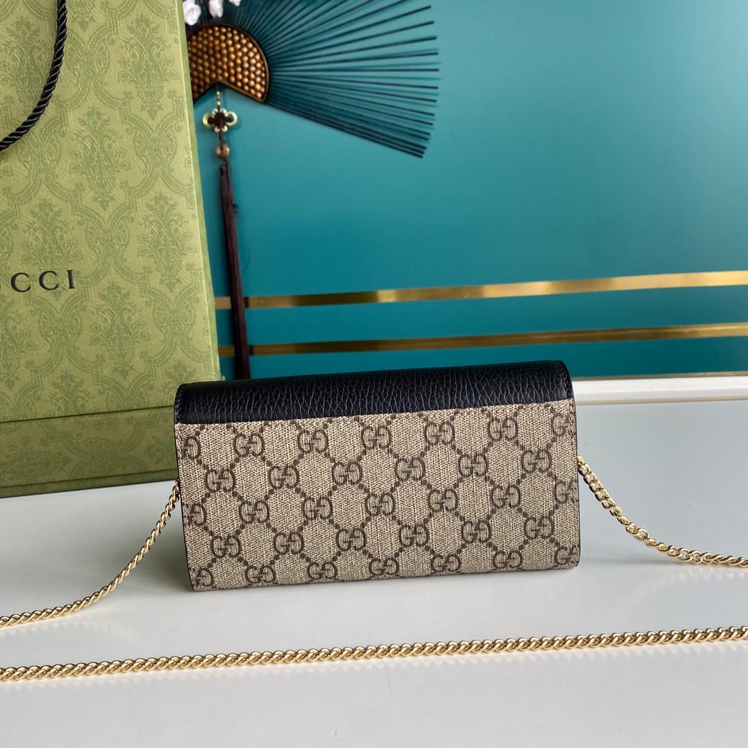 Gucci GG Marmont Chain Wallet(19-10-3.5CM)    - PerfectKickZ