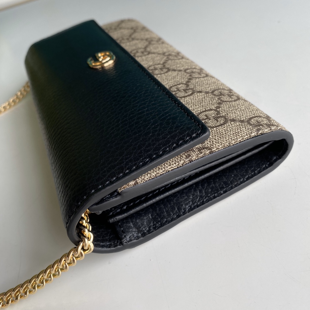 Gucci GG Marmont Chain Wallet(19-10-3.5CM)    - PerfectKickZ