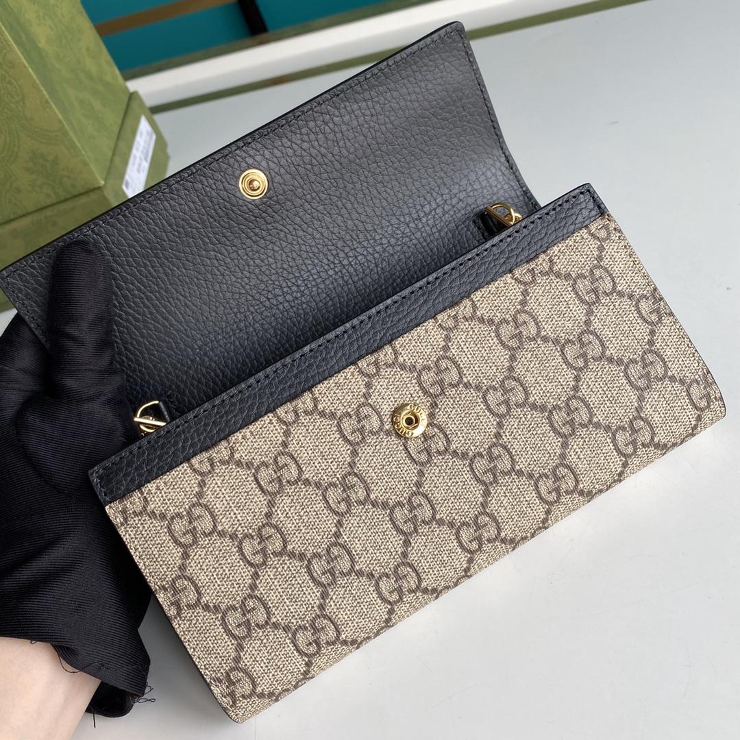 Gucci GG Marmont Chain Wallet(19-10-3.5CM)    - PerfectKickZ