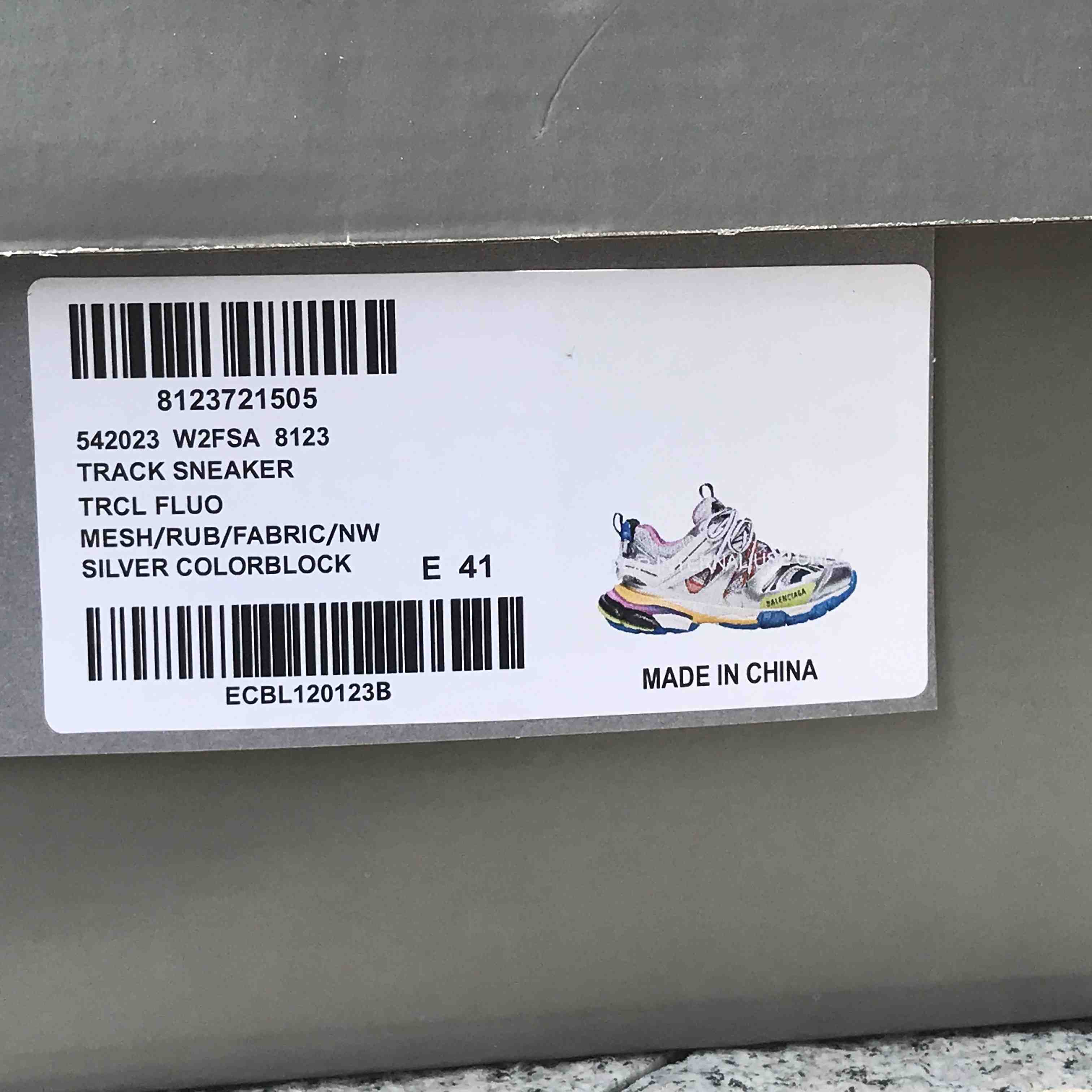Balenciaga Track Sneaker In Silver - PerfectKickZ