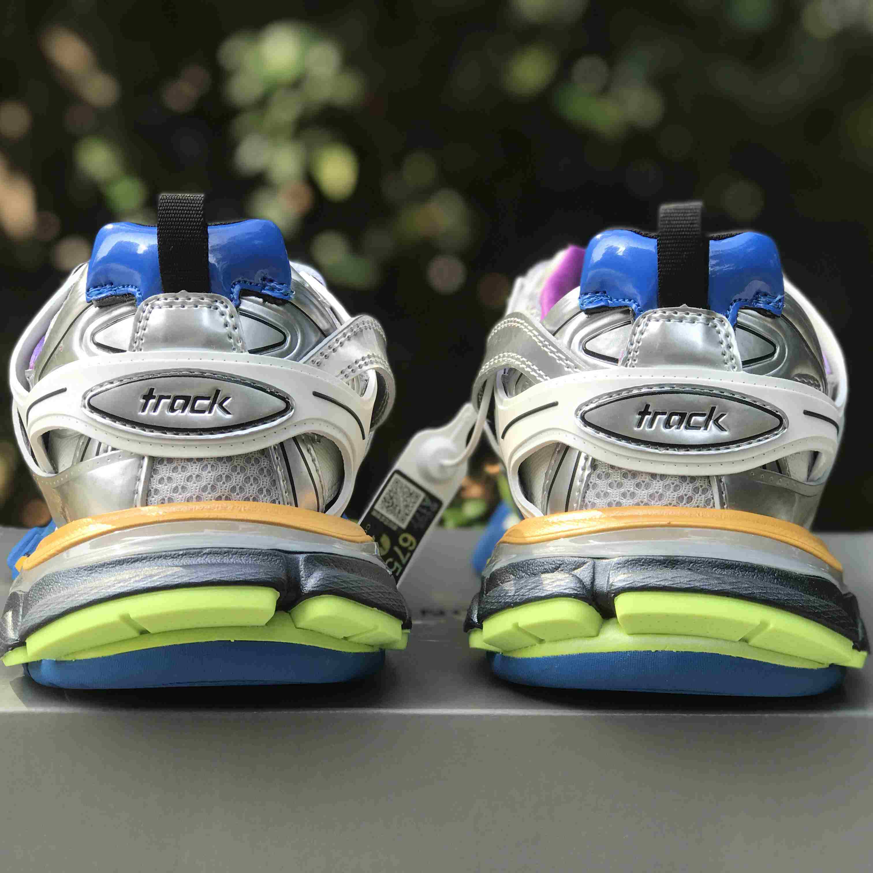 Balenciaga Track Sneaker In Silver - PerfectKickZ
