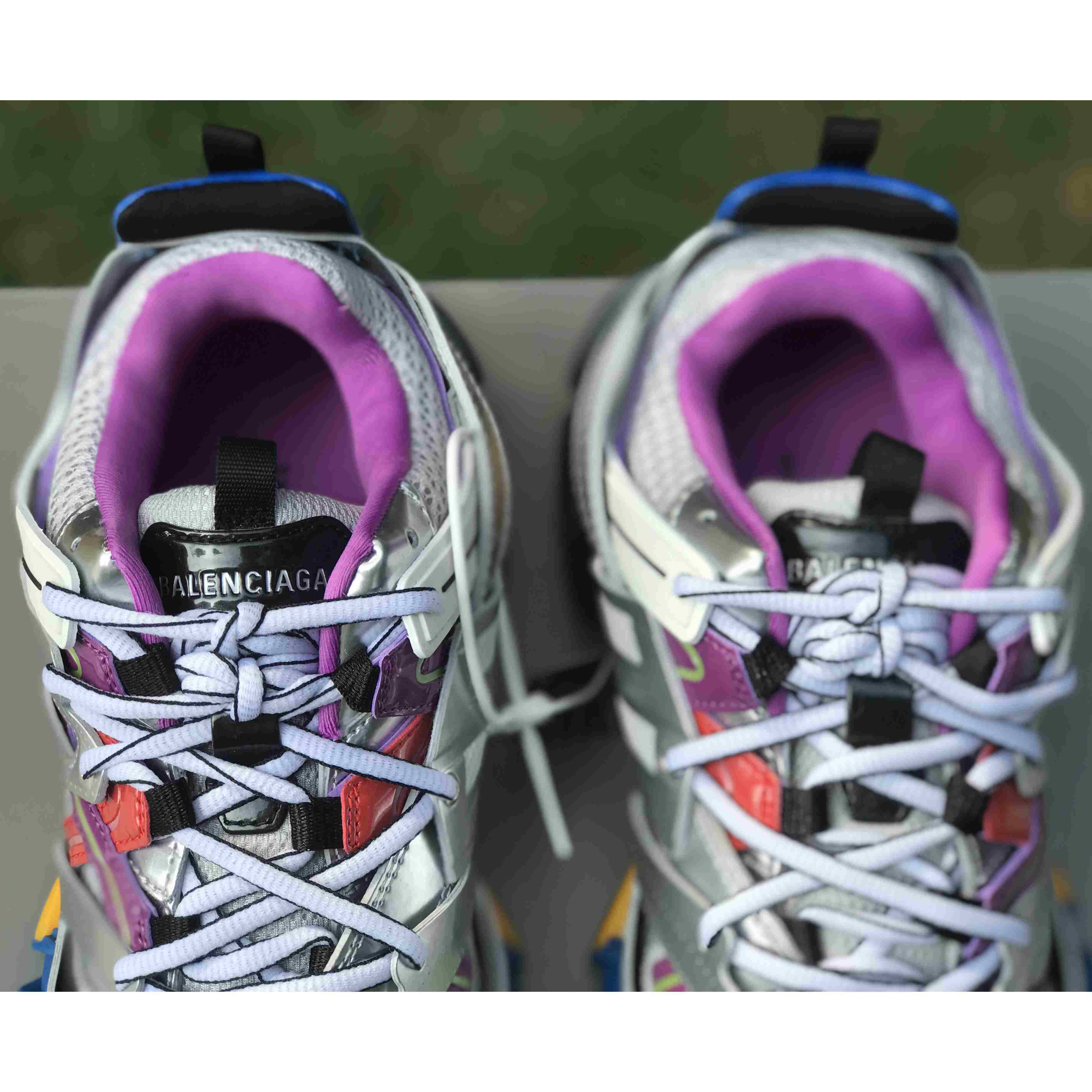 Balenciaga Track Sneaker In Silver - PerfectKickZ