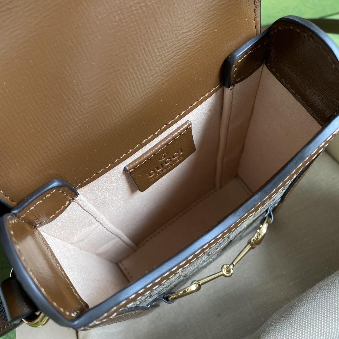 Gucci Horsebit 1955 Mini Bag(11.5-17-4CM) - PerfectKickZ