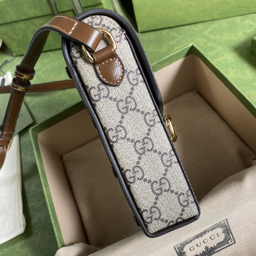 Gucci Horsebit 1955 Mini Bag(11.5-17-4CM) - PerfectKickZ